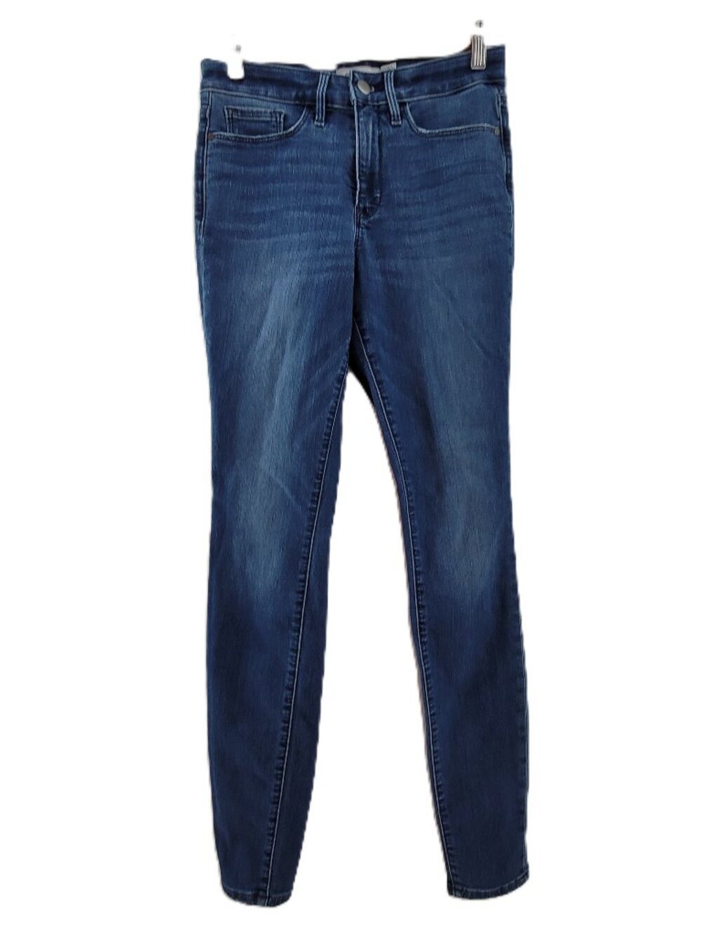 Athleta Jeans Womens 4 Tall Blue Denim Sculptek Skinny Mid Rise Stretch Pants